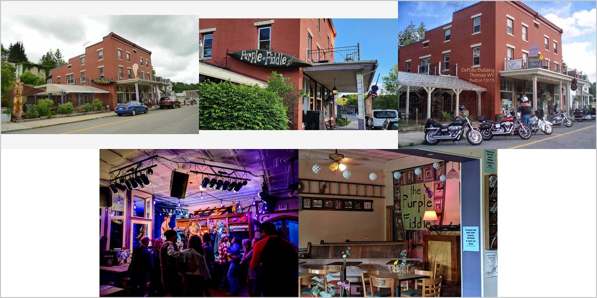 The Purple Fiddle Wedding Venue Collage