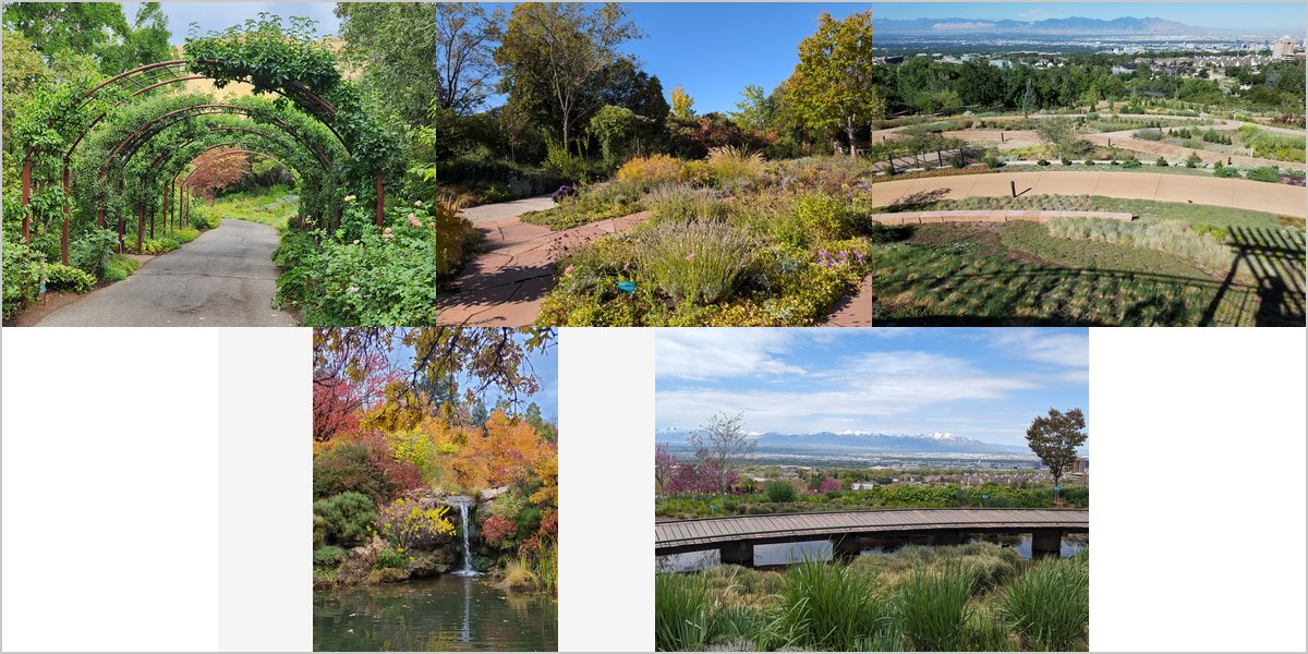 The Red Butte Garden Wedding Venue Collage