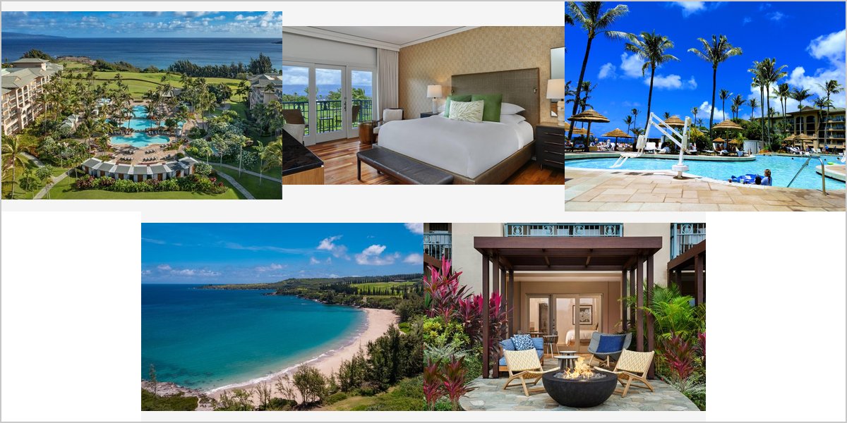 The Ritz-Carlton Kapalua Wedding Venue Collage
