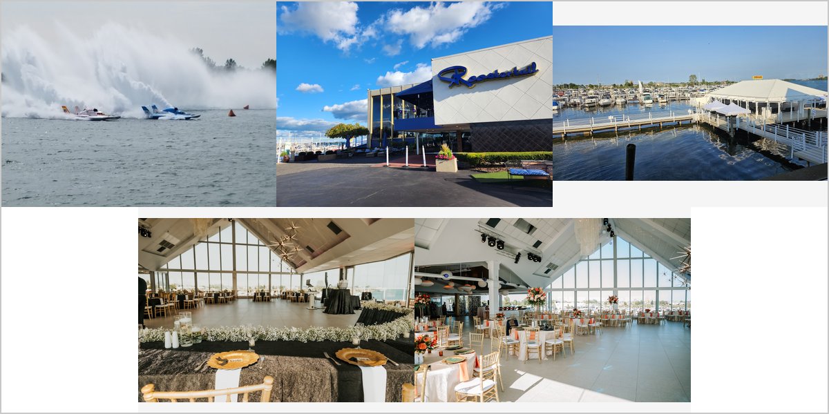 The Roostertail Wedding Venue Collage