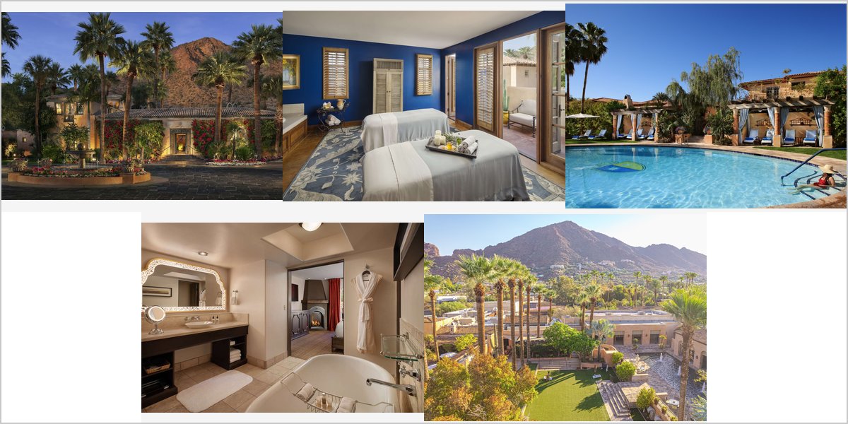The Royal Palms Resort Wedding Venue Collage