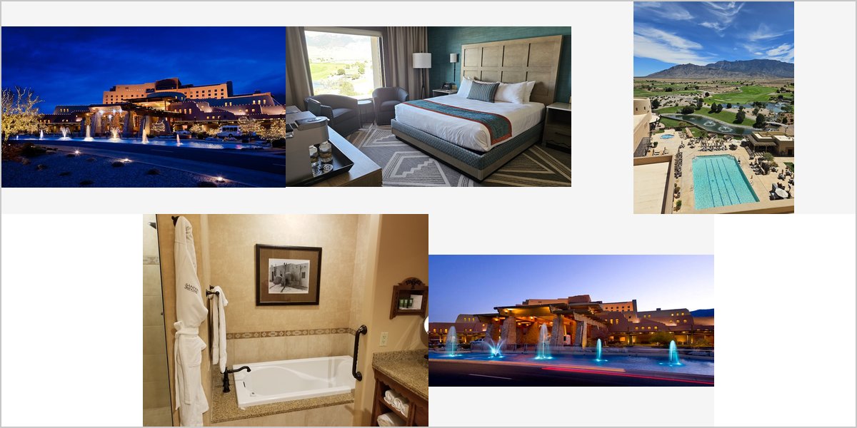 The Sandia Resort & Casino Wedding Venue Collage