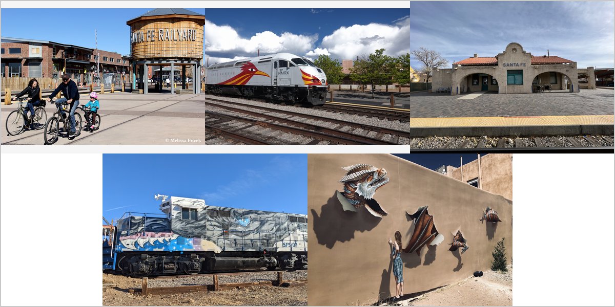 The Santa Fe Railyard Wedding Venue Collage
