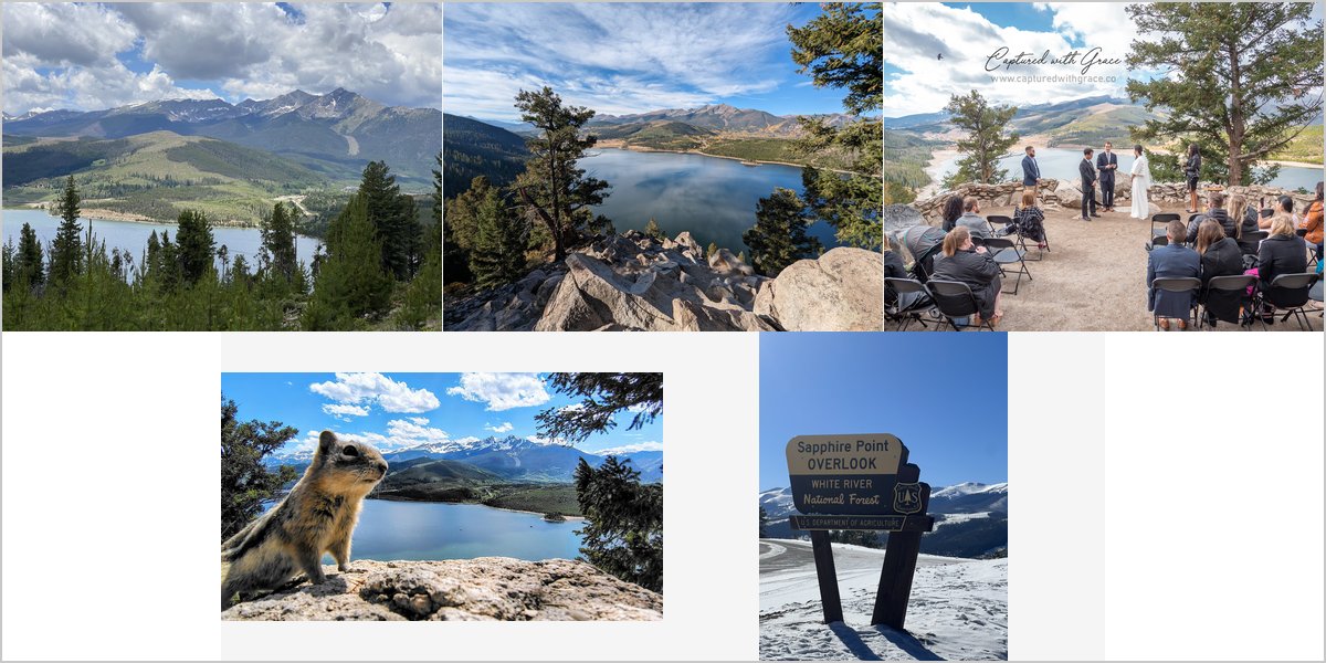 The Sapphire Point Overlook Wedding Venue Collage