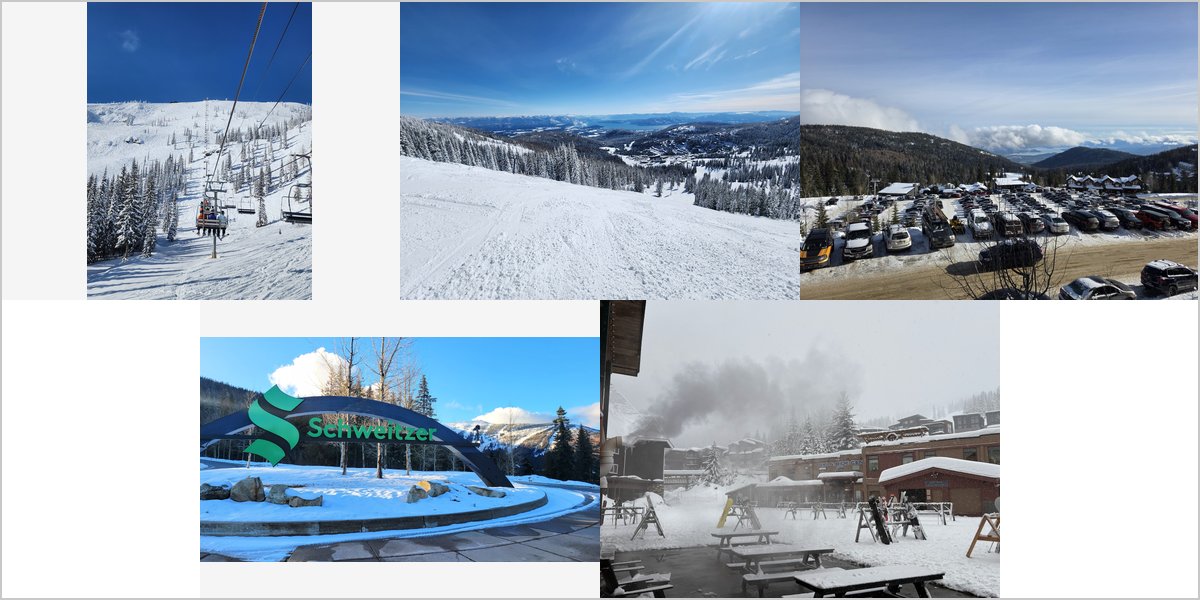 The Schweitzer Mountain Resort Wedding Venue Collage