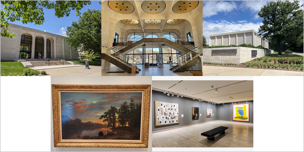 The Sheldon Museum of Art Wedding Venue Collage