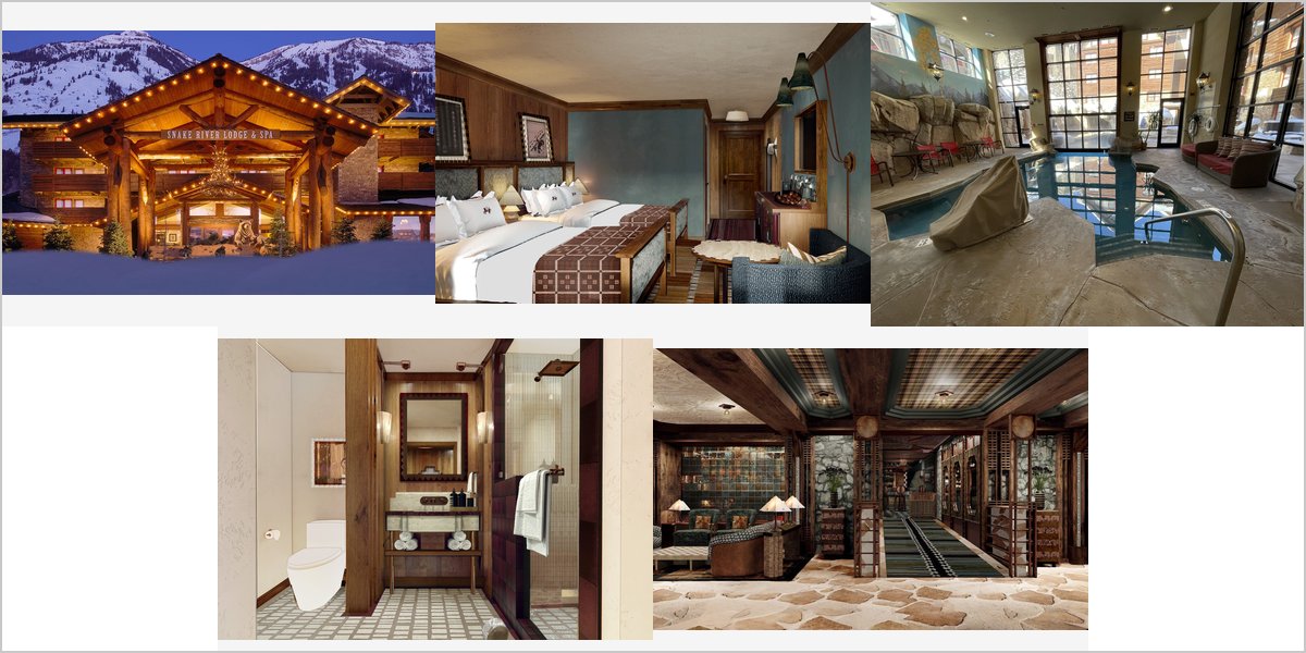 The Snake River Lodge Wedding Venue Collage