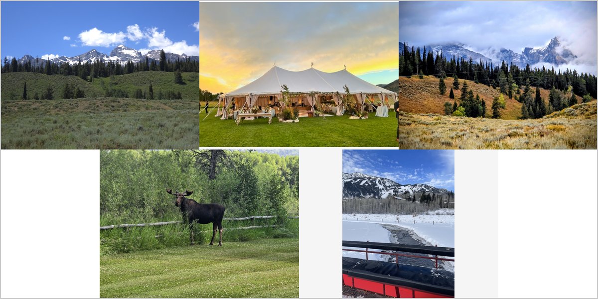 The Snake River Ranch Wedding Venue Collage