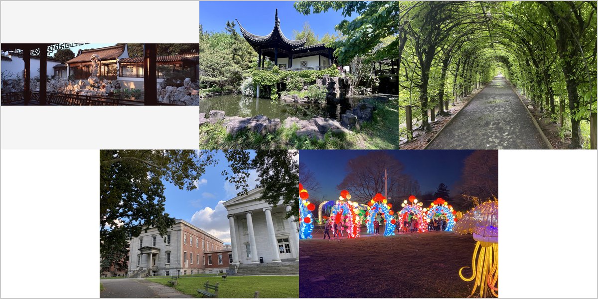 The Snug Harbor Cultural Center Wedding Venue Collage