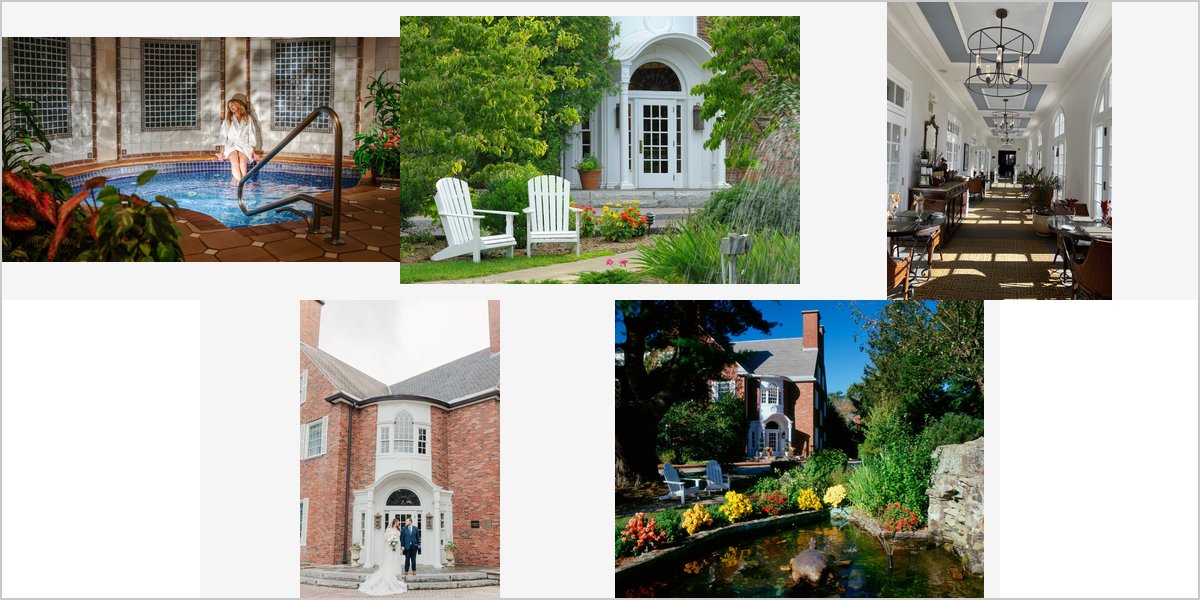 The Spa at Norwich Inn Wedding Venue Collage
