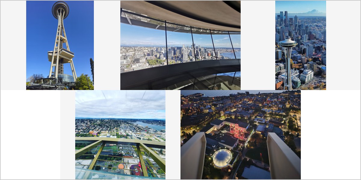 The Space Needle Wedding Venue Collage