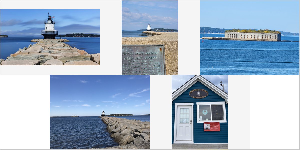 The Spring Point Ledge Lighthouse Wedding Venue Collage
