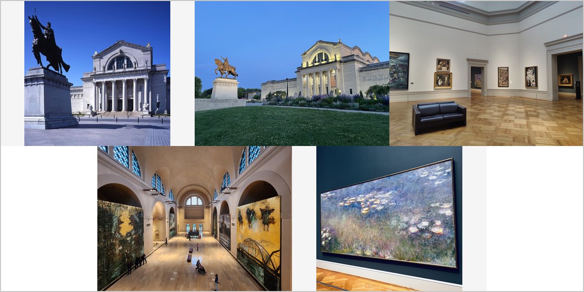 The St. Louis Art Museum Wedding Venue Collage