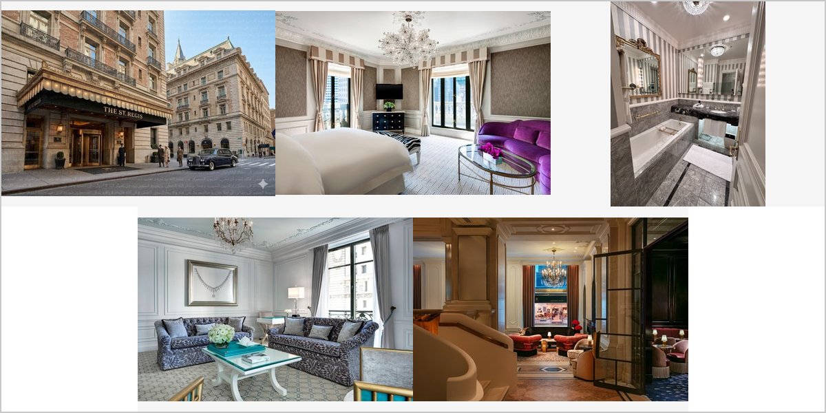 The St. Regis New York Wedding Venue Collage