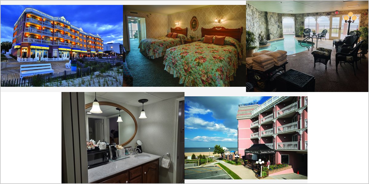 The Boardwalk Plaza Hotel Wedding Venue Collage