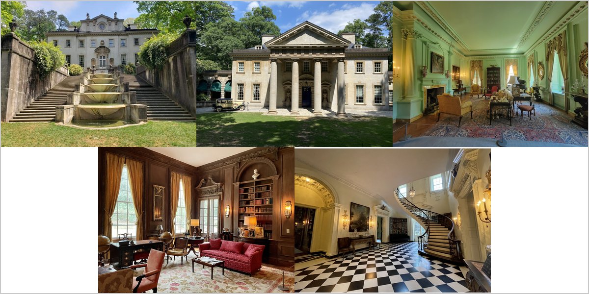 The Swan House Wedding Venue Collage