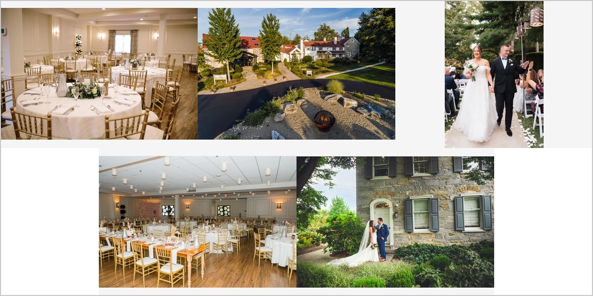 The Venue at South Spring Wedding Venue Collage