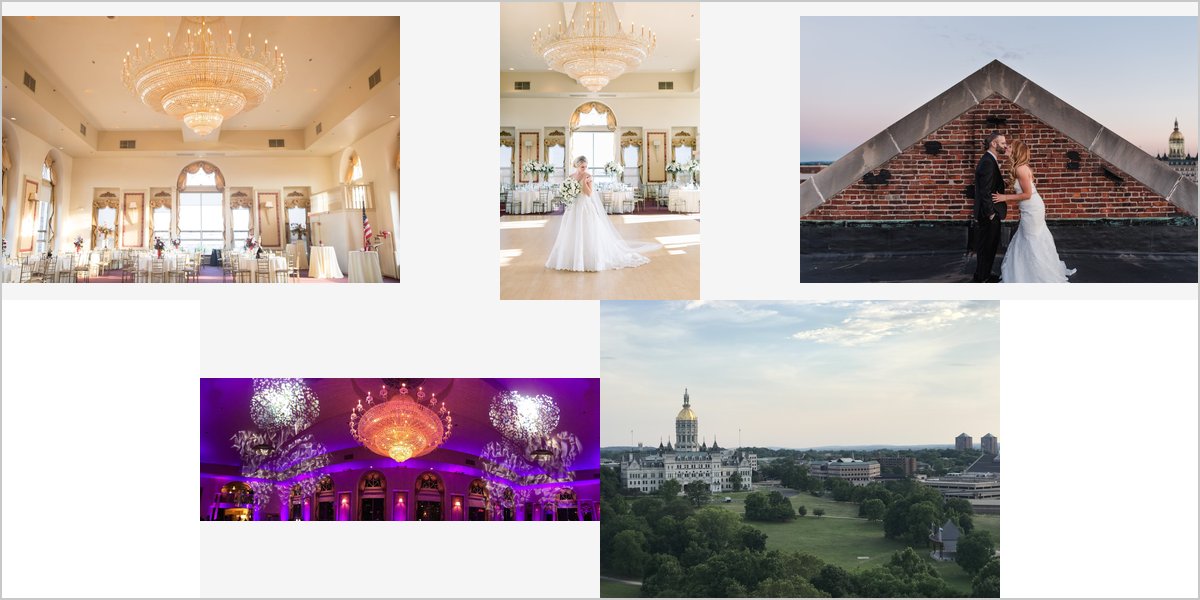 The Bond Ballroom Wedding Venue Collage