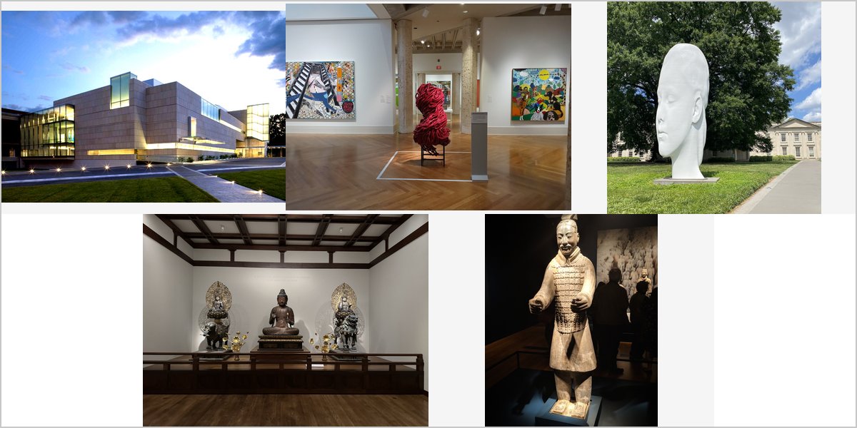 The Virginia Museum of Fine Arts Wedding Venue Collage