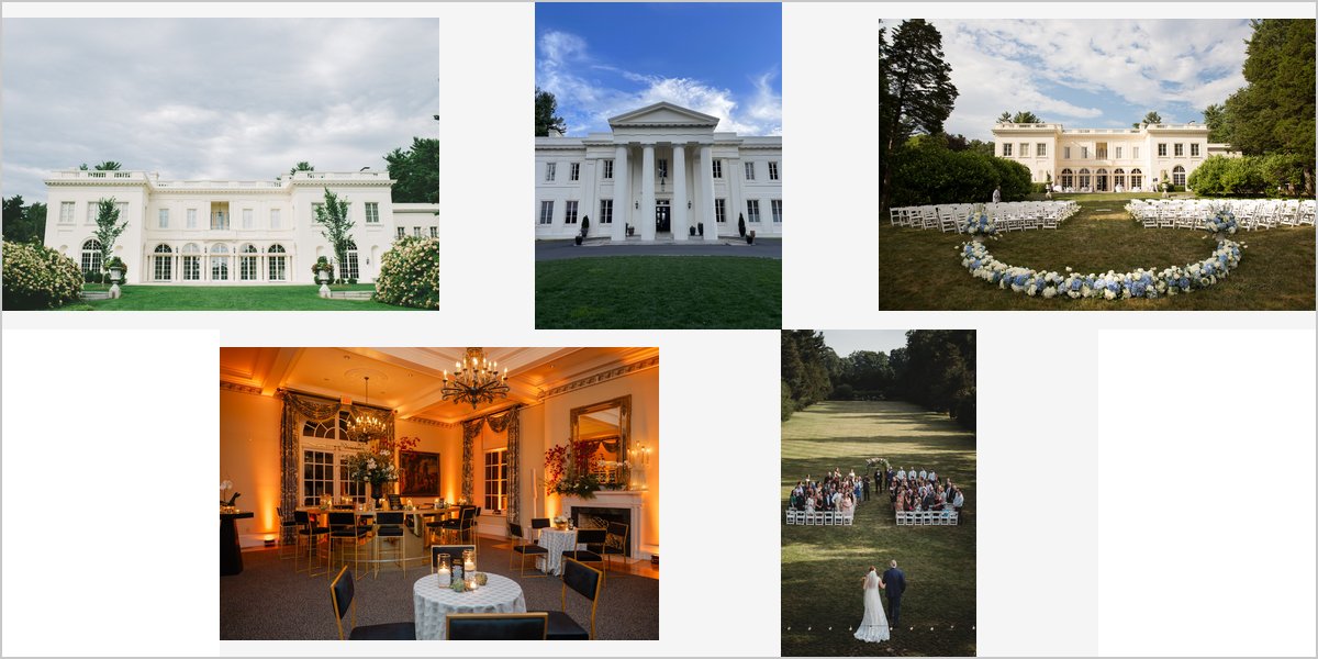 The Wadsworth Mansion Wedding Venue Collage