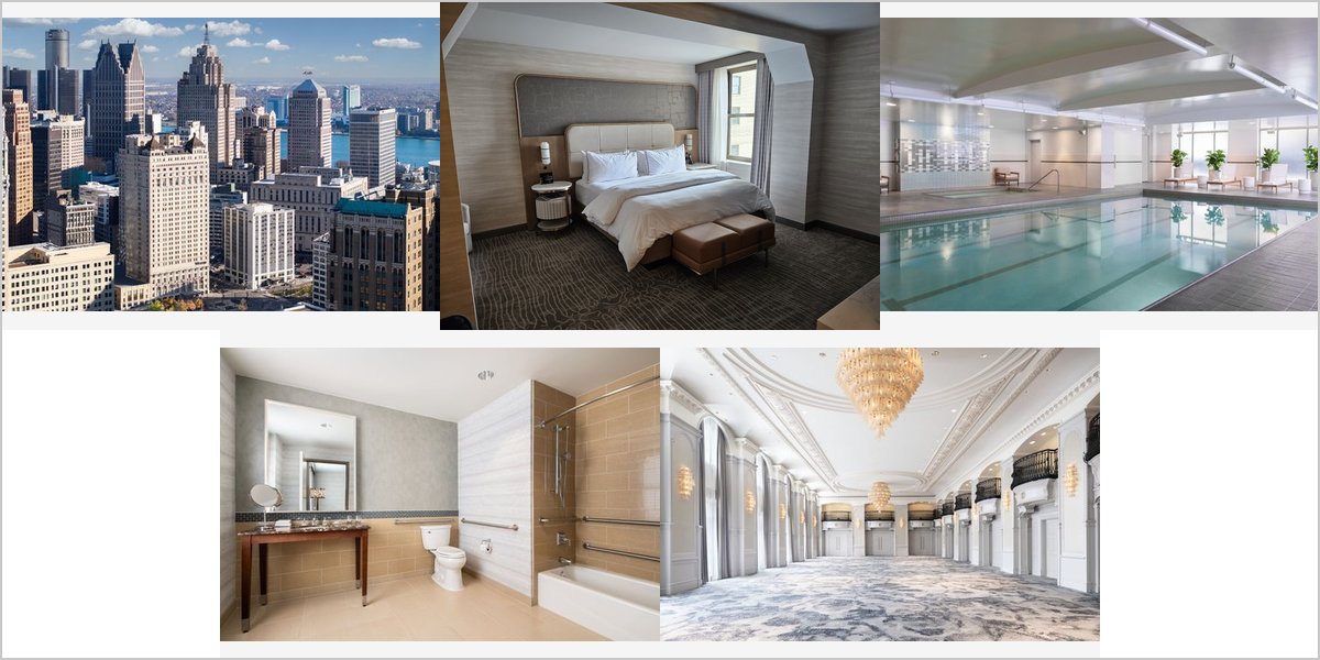 The Westin Book Cadillac Wedding Venue Collage