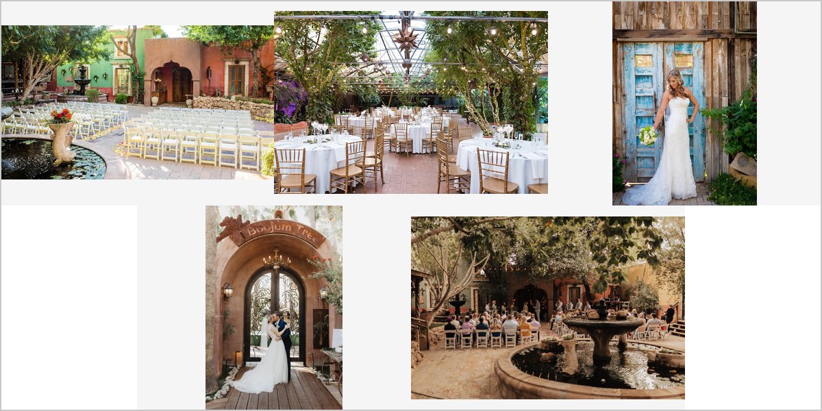 The Boojum Tree Wedding Venue Collage