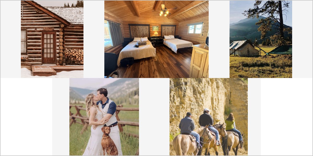 The 320 Guest Ranch Wedding Venue Collage