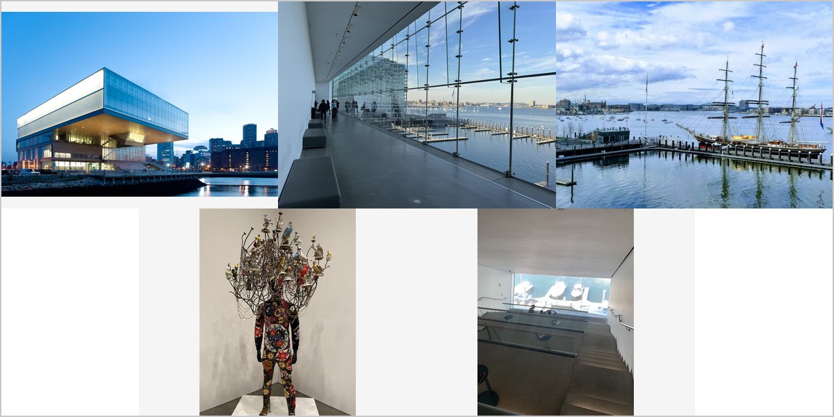The Boston Institute of Contemporary Art Wedding Venue Collage