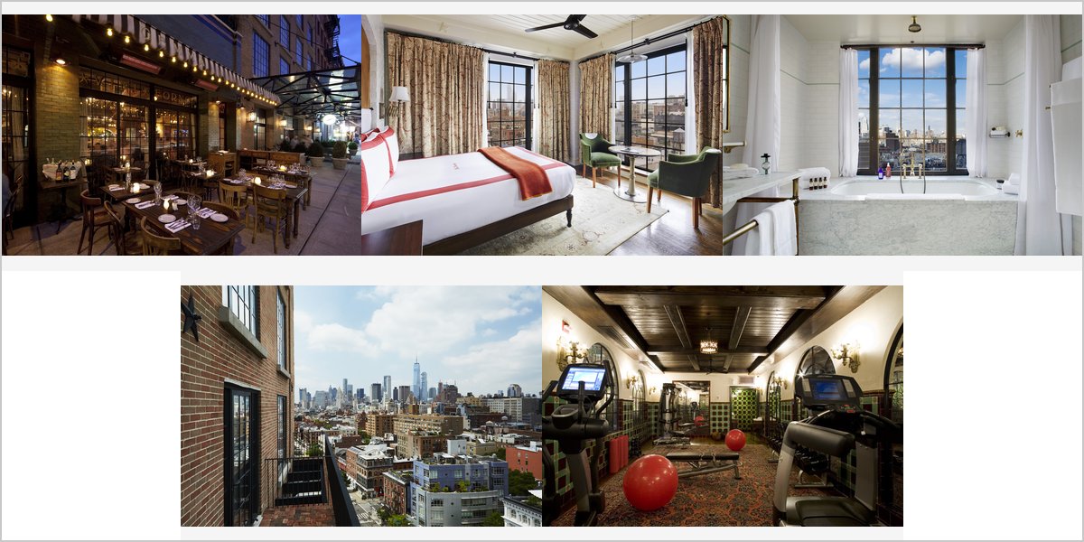The Bowery Hotel Wedding Venue Collage
