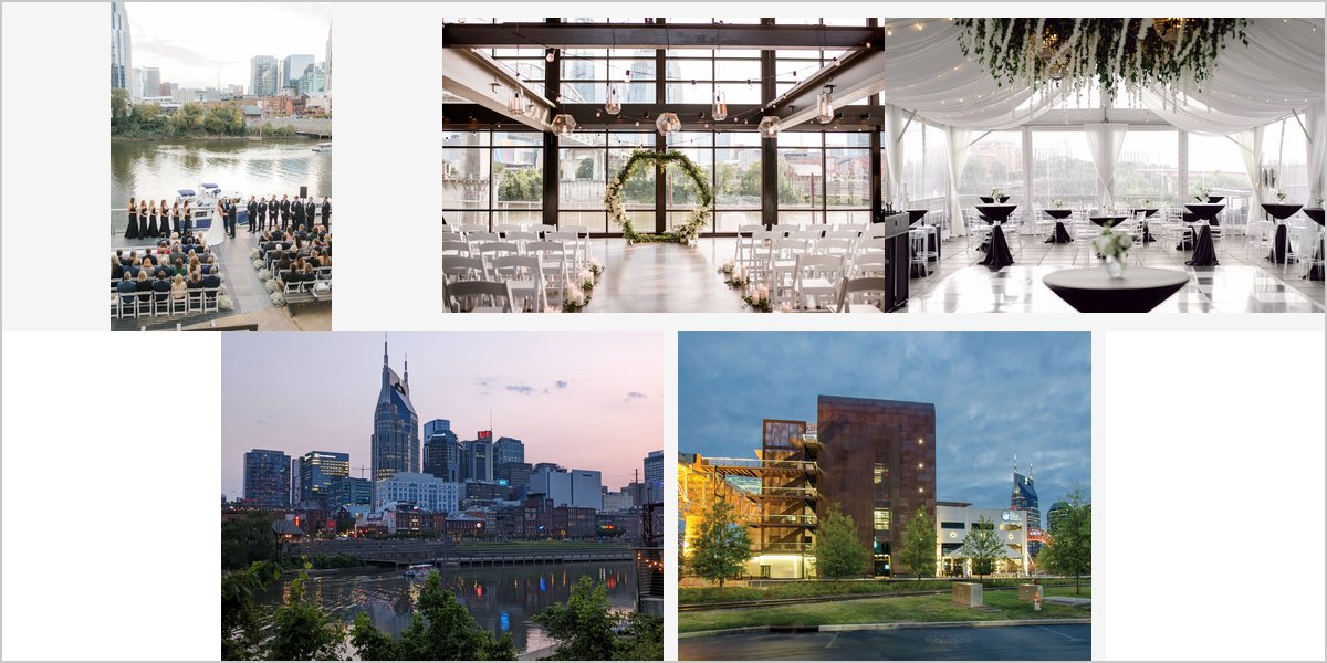 The Bridge Building Wedding Venue Collage