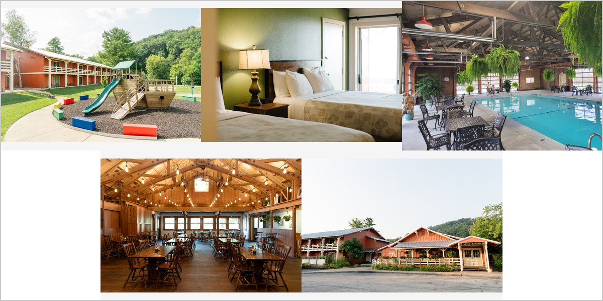 The Brown County Inn Wedding Venue Collage