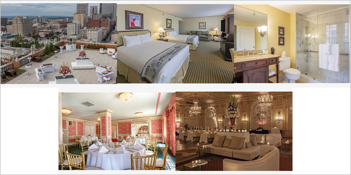 The Brown Hotel Wedding Venue Collage
