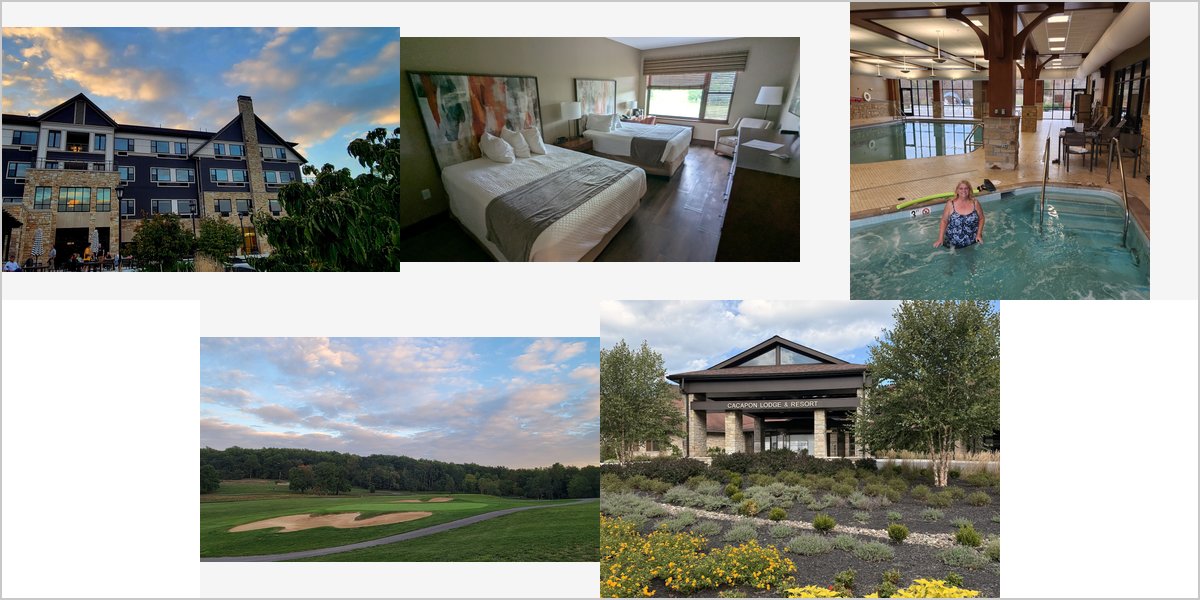 The Cacapon Resort Wedding Venue Collage