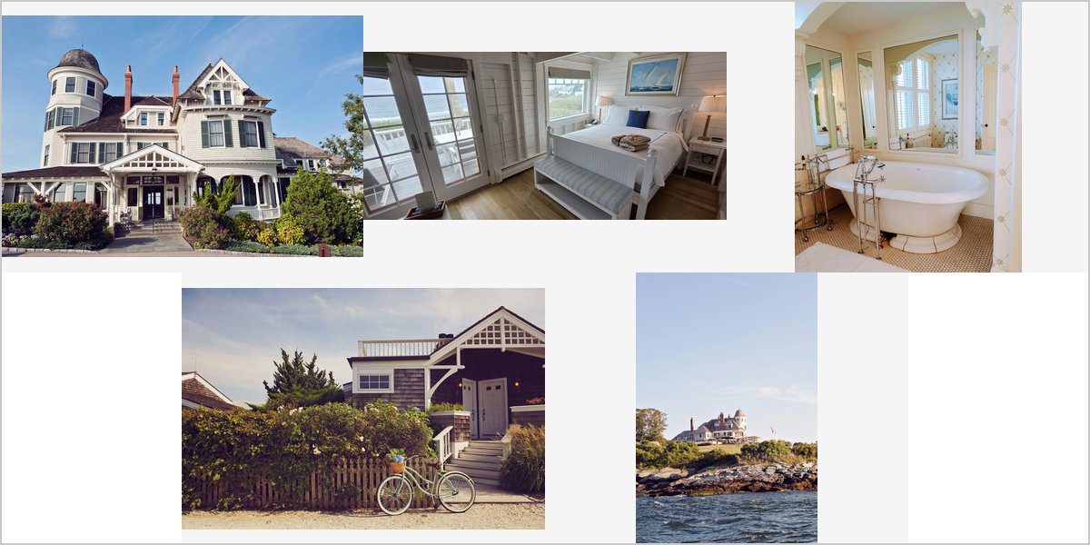 The Castle Hill Inn Wedding Venue Collage