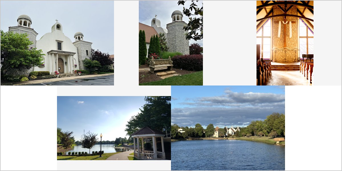 The Chapel at Sugar Creek Wedding Venue Collage