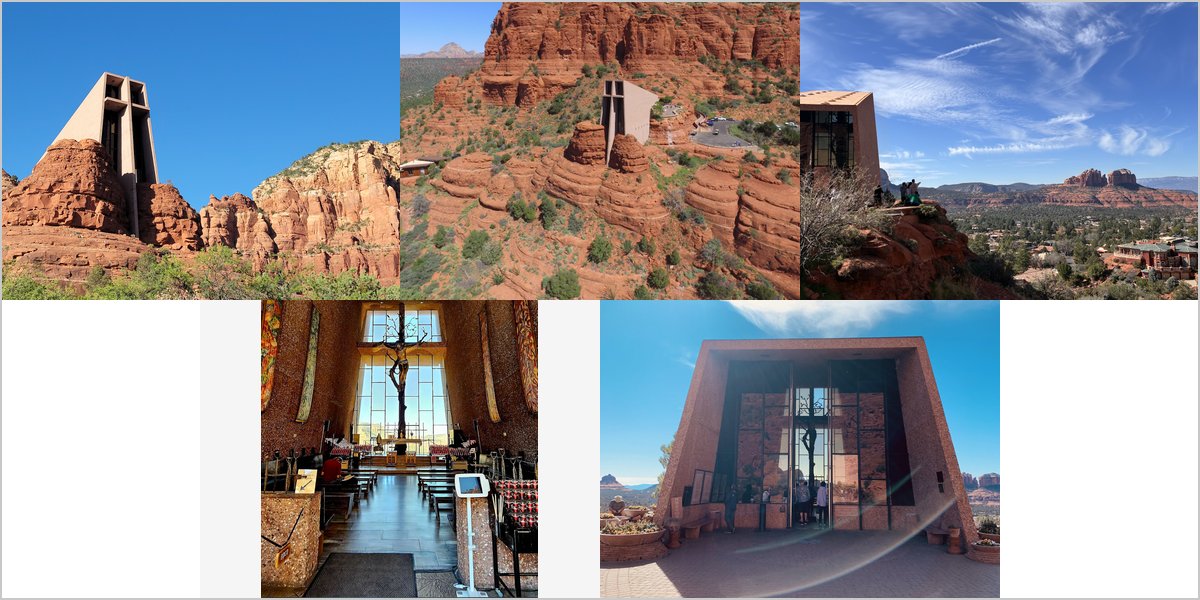 The Chapel of the Holy Cross Wedding Venue Collage