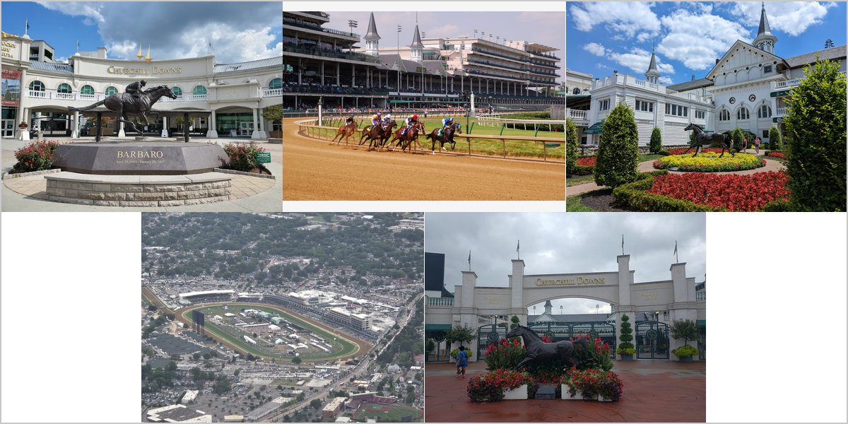 The Churchill Downs Wedding Venue Collage