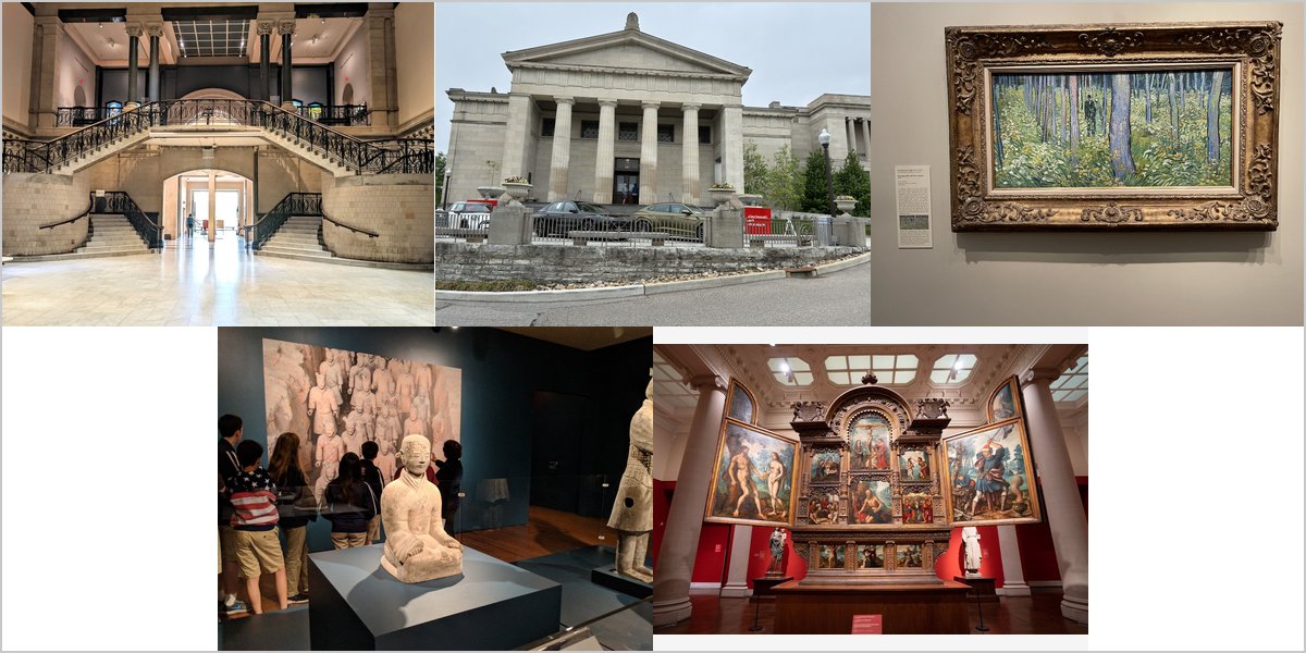 The Cincinnati Art Museum Wedding Venue Collage