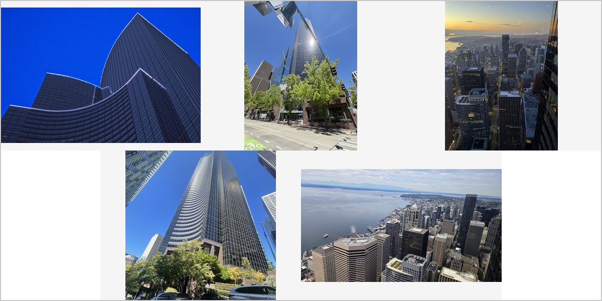 The Columbia Center Wedding Venue Collage
