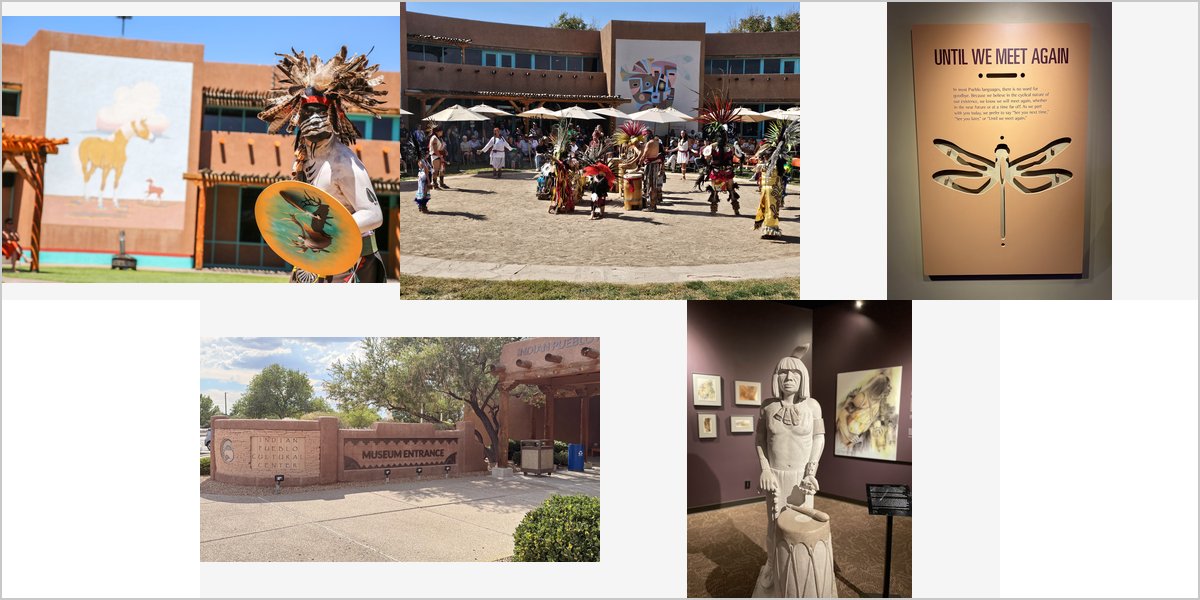 The Indian Pueblo Cultural Center: Working a Curved Plaza