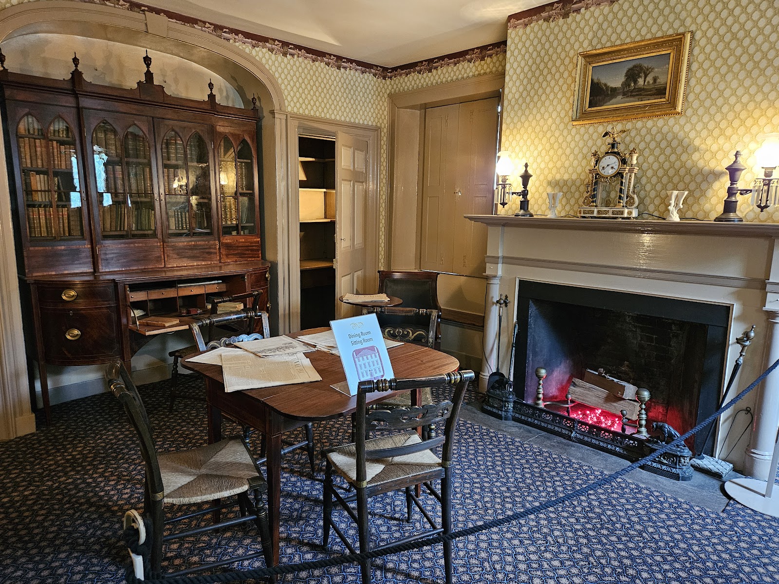 Neutral contemporary museum interior at the Maine Historical Society, Portland