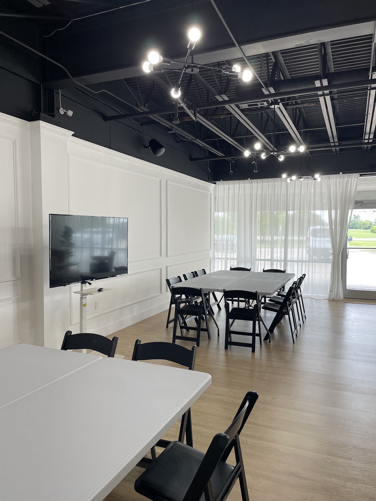 Dedicated getting-ready room with window light at a purpose-built Omaha wedding venue